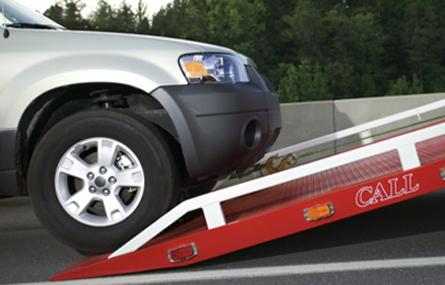 vehicle tow flatbed