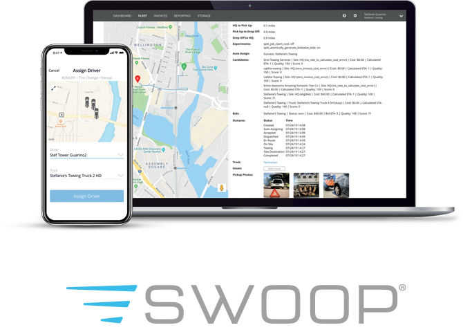 Swoop Dispatch Management Platform from Agero